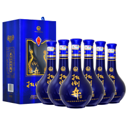 扳倒井 白酒 42度藍(lán)A6 500ml*6瓶 整箱裝 濃香型純糧食釀造白酒