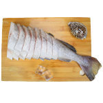 禧美海產(chǎn) 冷凍大西洋真鱈魚900g/袋 整條切段 去頭去臟  7-13塊 生鮮海產(chǎn)