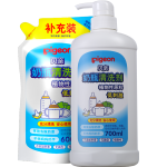 Pigeon 貝親 嬰兒奶瓶清洗劑 700ml+補(bǔ)充裝 600ml