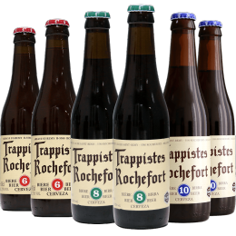 Trappistes Rochefort 羅斯福 10號(hào)/8號(hào)/6號(hào)啤酒組合裝 修道士精釀 330ml*6瓶 比利時(shí)進(jìn)口