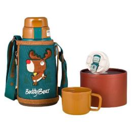 BEDDYBEAR 杯具熊 3D麋鹿 兒童保溫杯 316不銹鋼 600ml