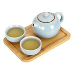 GOLD AND JADES 金鑲玉 仿宋汝瓷西施小套 家用茶具套組