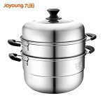 Joyoung 九陽 蒸鍋三層蒸鍋復(fù)合底不銹鋼湯鍋家用蒸饅頭包子30cm高拱蓋ZGH3001