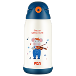 富光 Fuguang 富光 萌芽系列 兒童保溫吸管杯 600ml 寶藍象