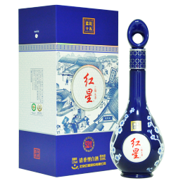 紅星 二鍋頭 藍(lán)花十五 52%vol 清香型白酒 500ml 單瓶裝