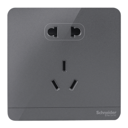 Schneider Electric 施耐德電氣 Schneider 施耐德 繹尚 正位灰色五孔插座