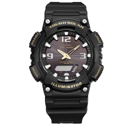 卡西欧（CASIO）手表男光动能防水防震运动电子学生日韩表送男友AQ-S810W-1B