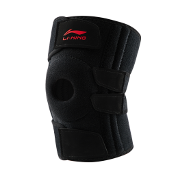 LI-NING 李寧 中性護(hù)膝 LQAL917-1 黑色 單只裝