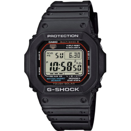 卡西欧（CASIO）G-SHOCK系列小红圈太阳能电波防水防震潮流运动小方块手表男 小红圈GW-M5610U-1太阳能+电波