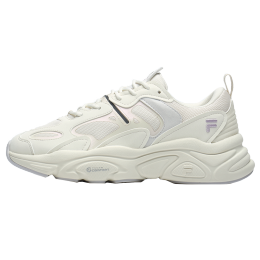 FILA 斐樂(lè) HERITAGE RUNNING系列 女子跑鞋 F12W141116F-WA 微白/雨霧灰 38
