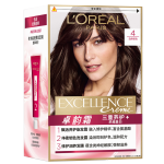 L'OREAL PARIS 巴黎歐萊雅 卓韻霜賦活養(yǎng)護(hù)染發(fā)霜 #4自然棕色 1盒