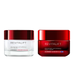 L'OREAL PARIS 巴黎歐萊雅 歐萊雅復顏抗皺日霜 視黃醇PRO 淡紋滋潤 緊實輪廓 送老婆 日霜50ml+晚霜50ml