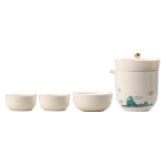 中國國家博物館 風(fēng)調(diào)雨順快客杯 茶具套裝