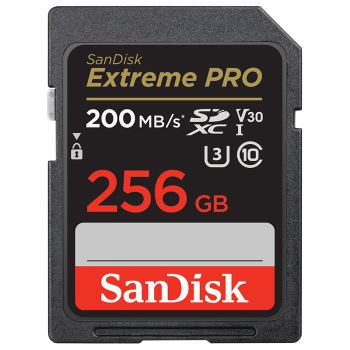ϣSanDisk256GB SD洢 U3 C10 V30 4K𳬼ٰڴ濨 200MB/s д140MB/s