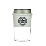 焙印 玻璃杯 300ml 淺灰色
