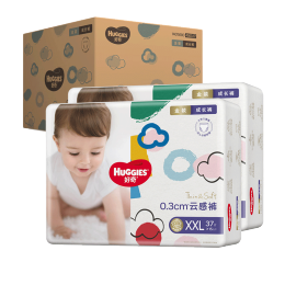 HUGGIES 好奇 金裝拉拉褲嬰兒尿不濕成長褲XXL74片