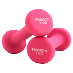 PROIRON 啞鈴女士健身家用器材浸塑純鐵小啞鈴小學(xué)生男士練臂肌5kg
