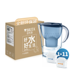 BRITA 碧然德 Marella海洋系列 濾水壺 藍(lán)色 一壺十一芯