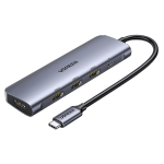UGREEN 綠聯 CM136 Type-C擴展塢 五合一 0.15m 深空灰