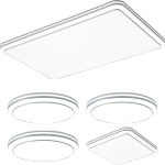 20點(diǎn)開始、PLUS會員：NVC Lighting 雷士照明 ddwo 智控現(xiàn)代燈具套餐 套餐6-客廳+臥室*4