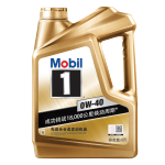 PLUS會(huì)員：Mobil 美孚 1號(hào)系列 金裝 0W-40 SN級(jí) 全合成機(jī)油 4L