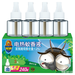 SUPERB 超威 電蚊香液驅(qū)蚊液滅蚊液防蚊液補充液無香型4瓶240晚