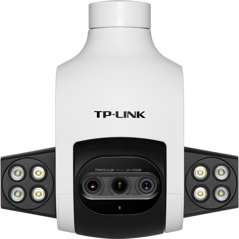 TP-LINK 升级三镜头变焦室外全彩监控摄像头智能无线网络摄像机 wifi手机远程监控 300万高清防水IPC636