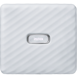INSTAX富士instax Link WIDE 立拍立得 手机照片打印机烟灰白 学生家用 宽幅双包相纸套装