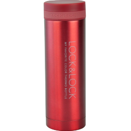 乐扣乐扣（LOCK&amp;LOCK）不锈钢纤巧便携保温杯茶水杯车载商务杯子LHC560（300ml）红色