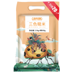 蓋亞農場（Gaia Farm） 三色糙米6斤 黑米 紅米 糙米 五谷雜糧 粗糧主食大米伴侶 粗糧飯
