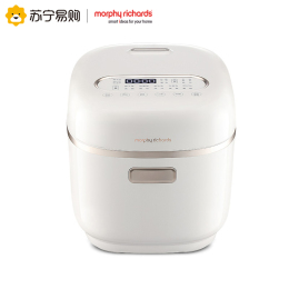 Morphy Richards 摩飛 電器摩飛多功能電飯煲小型家用3L雙膽預(yù)約電飯鍋智能和面機面包機 MR8500雅典白