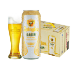 TSINGTAO 青島啤酒 全麥白啤 11度 500ml*12聽 大罐整箱裝（贈(zèng)青島純生500ml*4瓶）