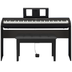 雅馬哈（YAMAHA）P45 電鋼琴 88鍵重錘鍵盤 便攜式成人兒童智能數(shù)碼電子鋼琴+配件