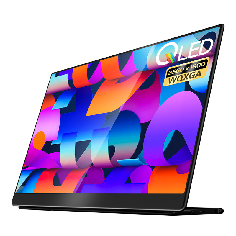 EHOMEWEI yʽ@ʾ 16Ӣ QLED 4.5K/2.5Kֱ ֙CXMacbookչ/Switch@ʾ Ļ  Q116Ӣ QLED 2.5K ɫ