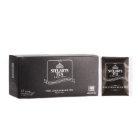 Steuarts Tea锡尔德 原装进口锡兰红茶袋泡茶 斯里兰卡原味红茶盒装2g*25袋 黑盒茶包50g*1盒