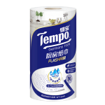 得寶（TEMPO）一博同款 廚房卷紙88節(jié)*1卷 水油瞬吸 超大卷 吸油紙 懶人抹布