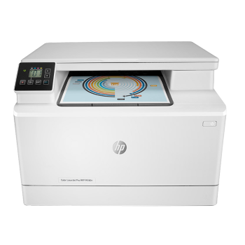 惠普（HP） 178nw/281fdw/180n A4彩色激光打印机复印扫描多功能一体机家用商用办公 m180n(三合一+有线网USB）咨询送无线