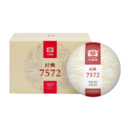 TAETEA 大益 茶葉普洱茶熟茶7572餅茶盒裝150g*5餅經(jīng)典標桿口糧茶