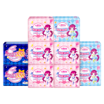 SPACE7 七度空間 SPACE 7）少女超薄 100%純棉 衛(wèi)生巾組合 48片（日夜用全周期姨媽巾）