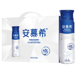 安慕希 伊利 安慕希高端暢飲型原味酸奶 230g*10瓶/箱禮盒裝迪麗熱巴