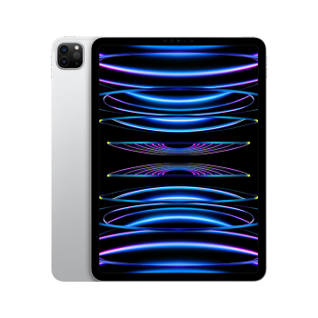 Apple iPad Pro 11英寸平板电脑 2022年款(512G WLAN版/M2芯片Liquid视网膜屏/MNXJ3CH/A) 银色