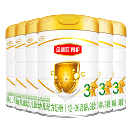 金領(lǐng)冠 伊利金領(lǐng)冠 育護(hù) 幼兒配方奶粉 3段(1-3歲適用)960g*6 整箱(原金領(lǐng)冠)