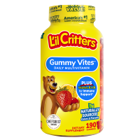 丽贵小熊糖lilcritters美国进口复合维生素叶黄素儿童宝宝补锌营养软糖190粒