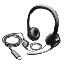 logitech 羅技 H390 耳罩式頭戴式降噪有線耳機(jī) 黑色 USB口