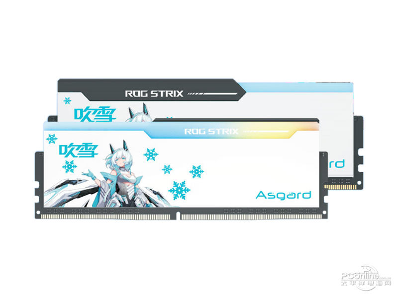 阿斯加特吹雪联名款 RGB DDR5 7200 48GB(24GB×2) 主图