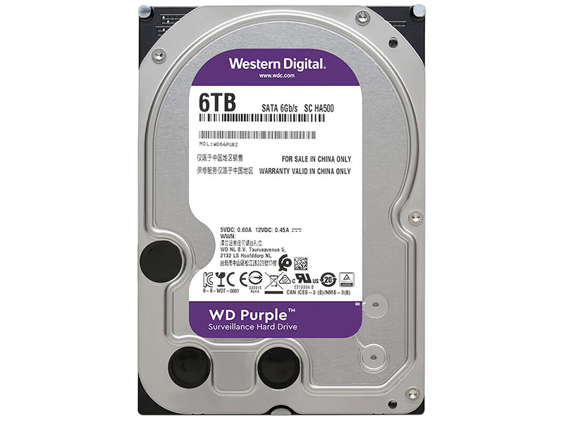  6TB 256MB SATA Ӳ(WD64PURZ)ͼ