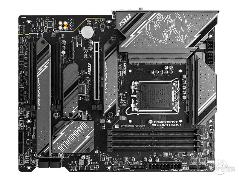 微星Z790 GAMING PLUS WIFI DDR5 正面