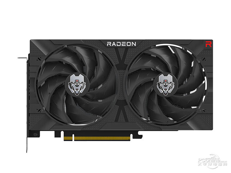 瀚铠AMD Radeon RX 7600 合金 双风扇 8G D6 正面