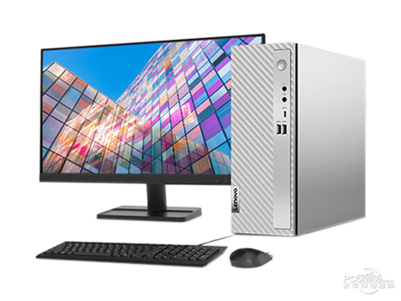 联想天逸510S(i7-14700/16GB/1TB/集显/21.45英寸) 整体图