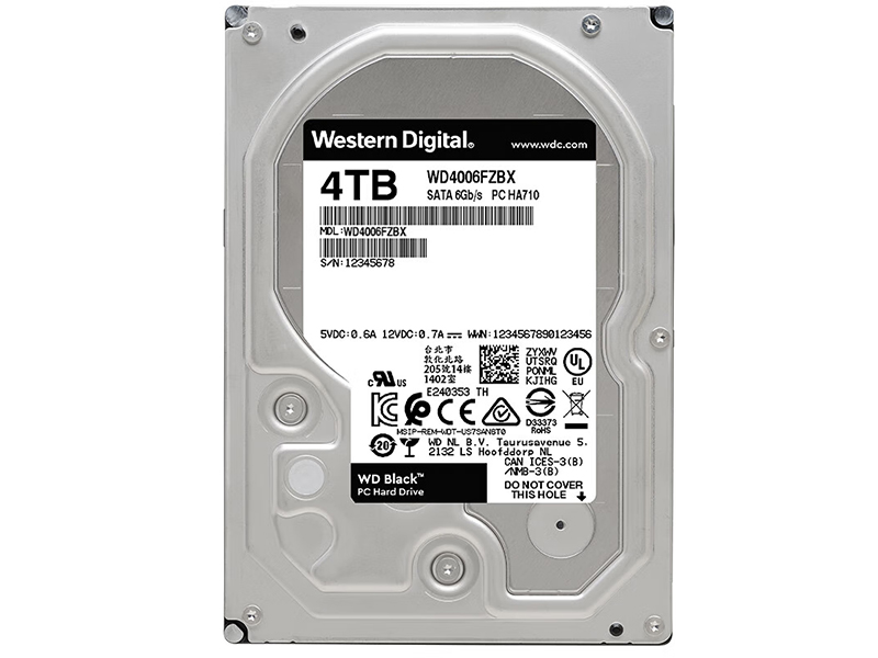 ݺ 4TB 7200ת 256M SATA Ӳ(WD4006FZBX)ͼ